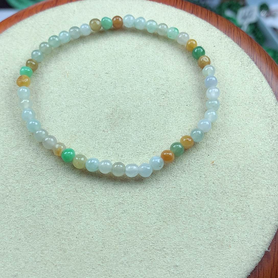 翡翠颈饰14K金镶嵌手串