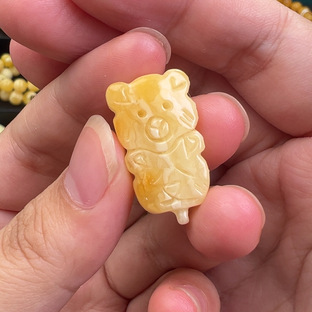 琥珀手链未镶嵌蜜蜡