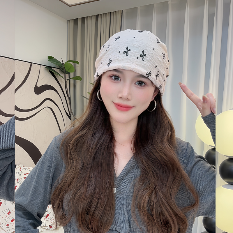 产妇月子帽孕妇坐月子时尚包头帽夏季薄款产后堆堆帽春夏护头帽