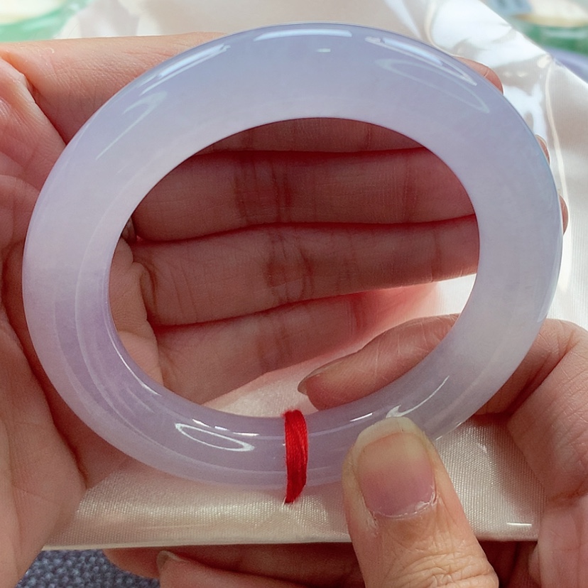 【闪购商品】翡翠手镯（圆镯）未镶嵌冰粉紫强推A