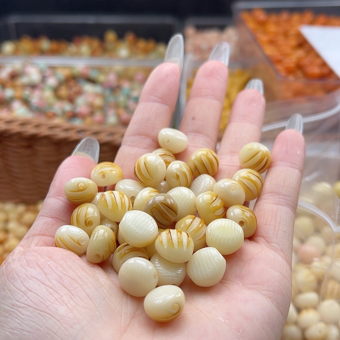 白玉菩提吊坠c12mm/22颗