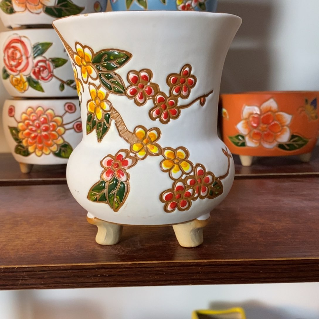 红陶韩式多肉植物花盆