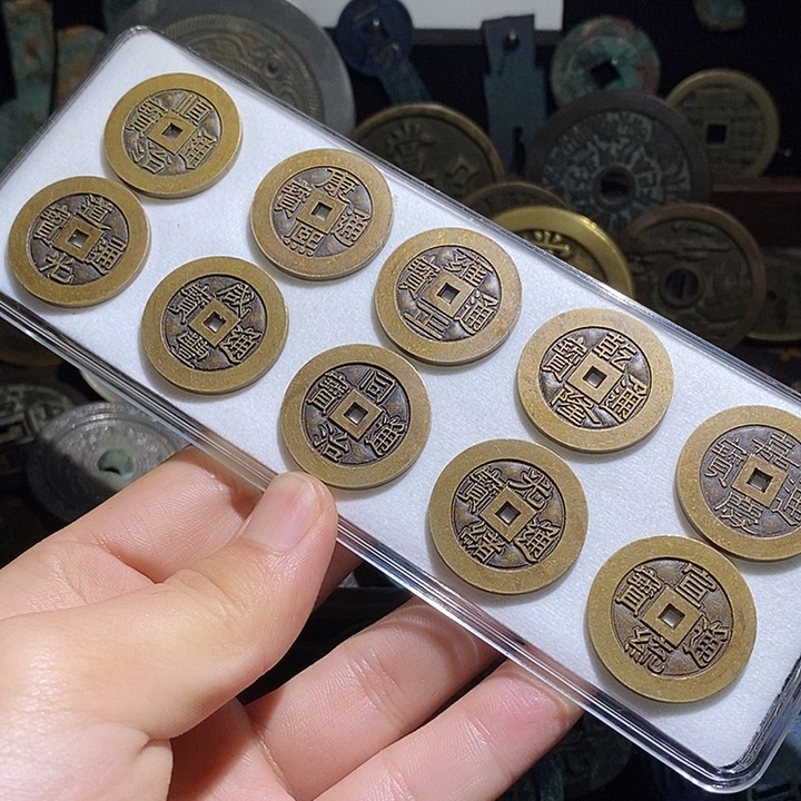 铜现代花钱工艺品工艺品