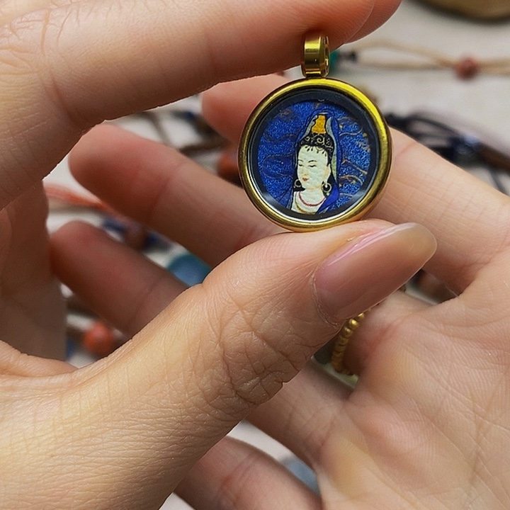 音***尘颈饰未镶嵌和田玉