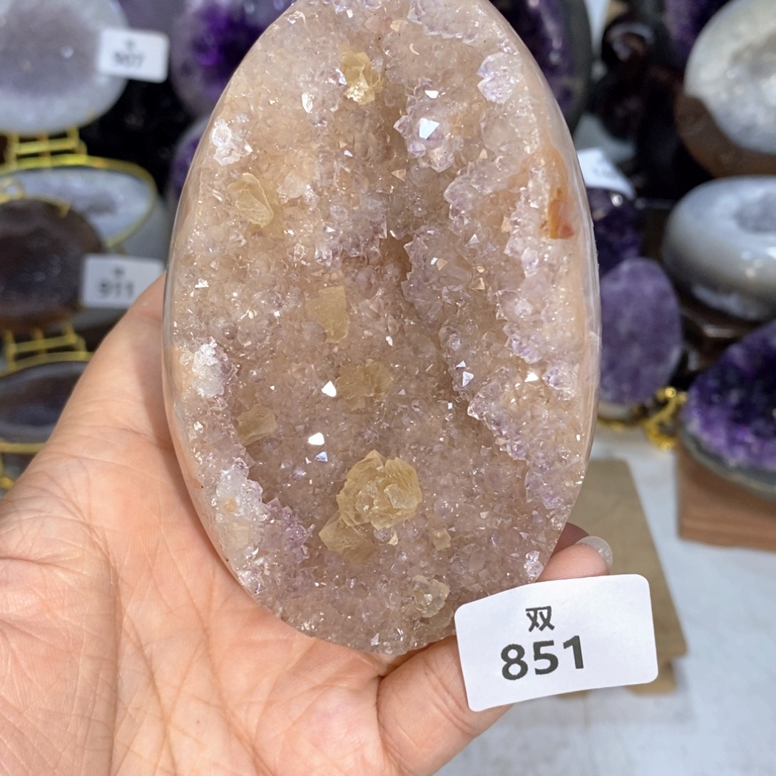 水晶未镶嵌大型摆件（非配饰）方解石