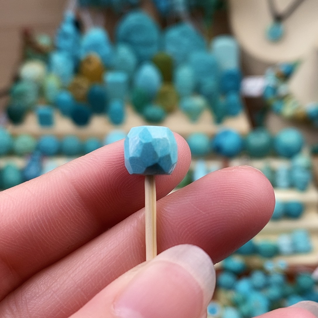 绿松石珠宝奇石未镶嵌