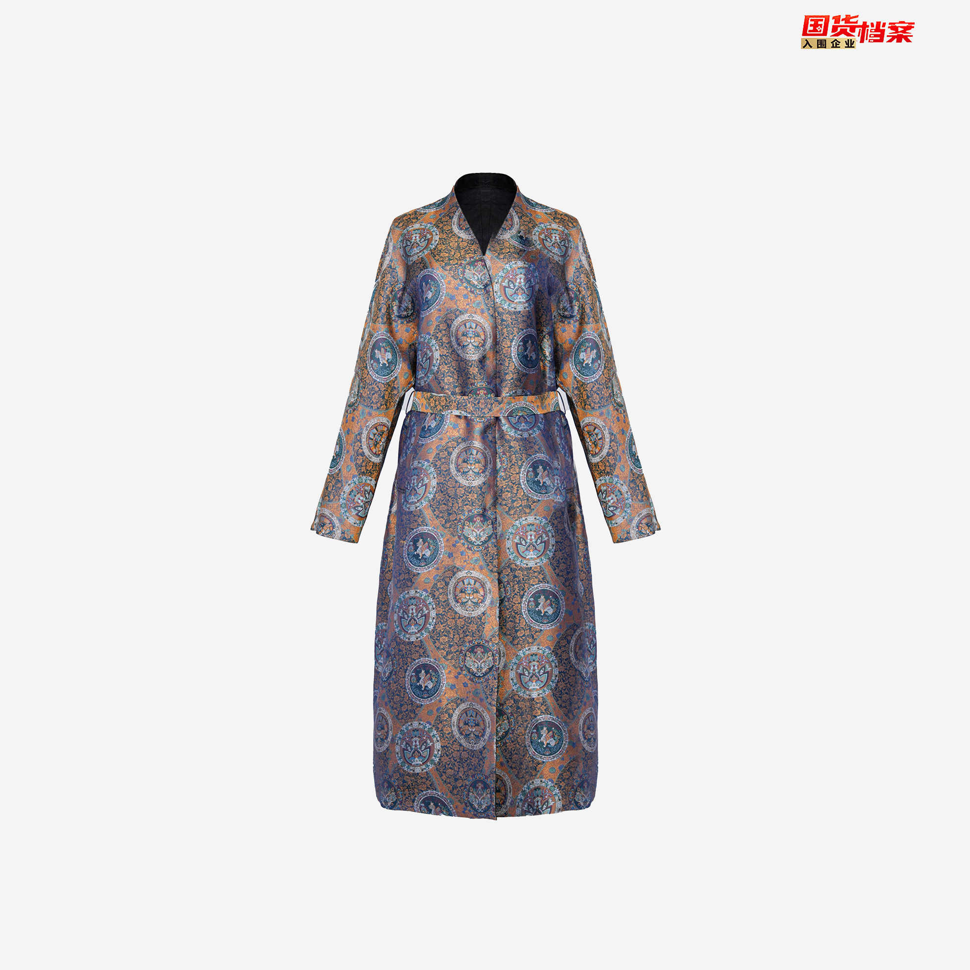 【万象有衣】【2026春款】妙法莲华-原创设计宋锦风衣-8911