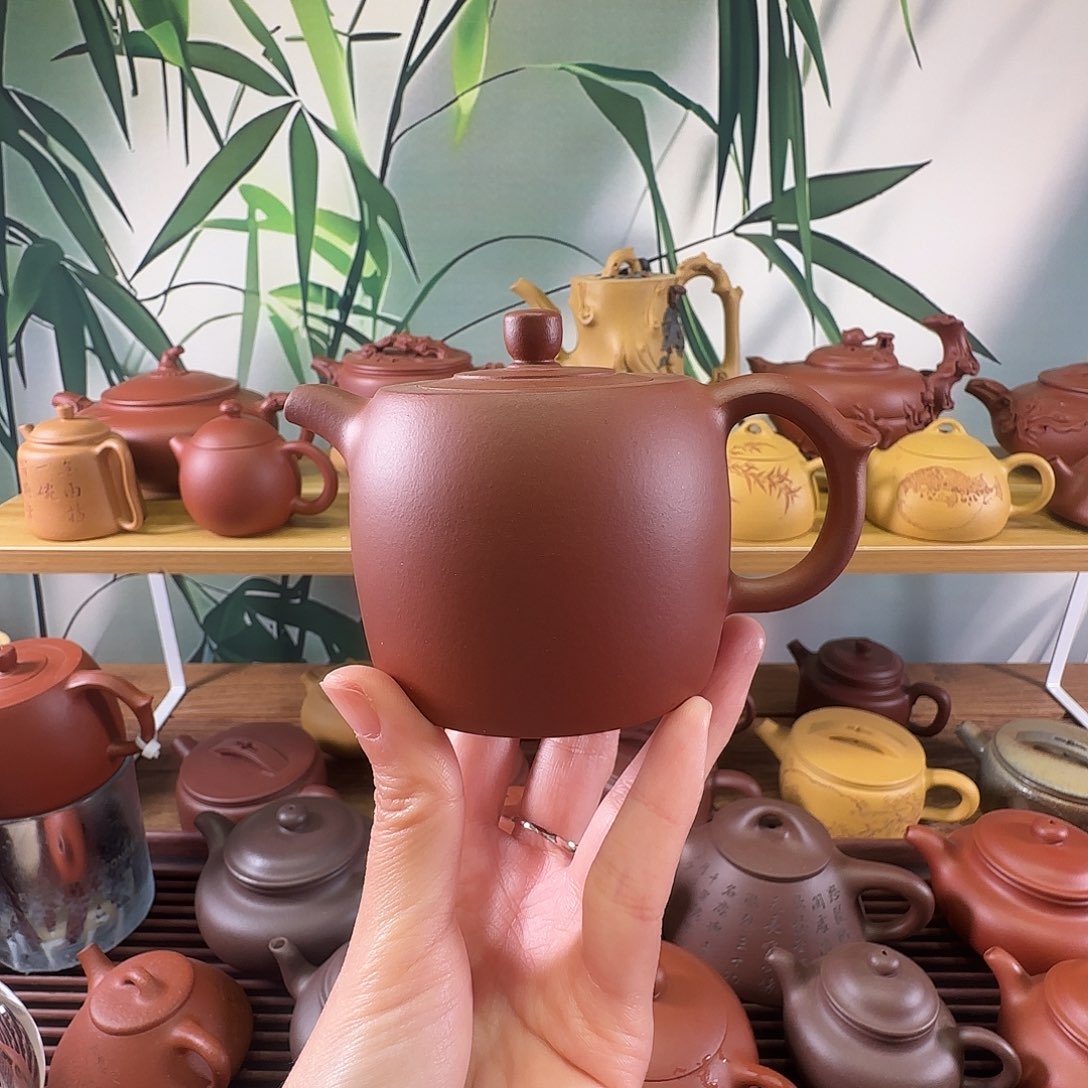 紫砂茶壶国工蒋洁全手工清水泥井栏160