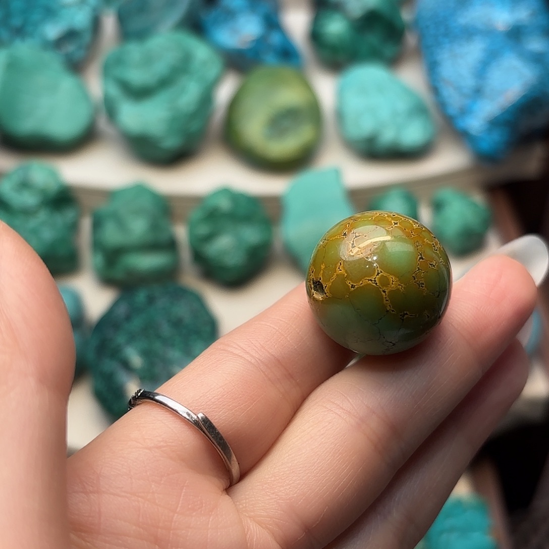 绿松石未镶嵌绿松石老型