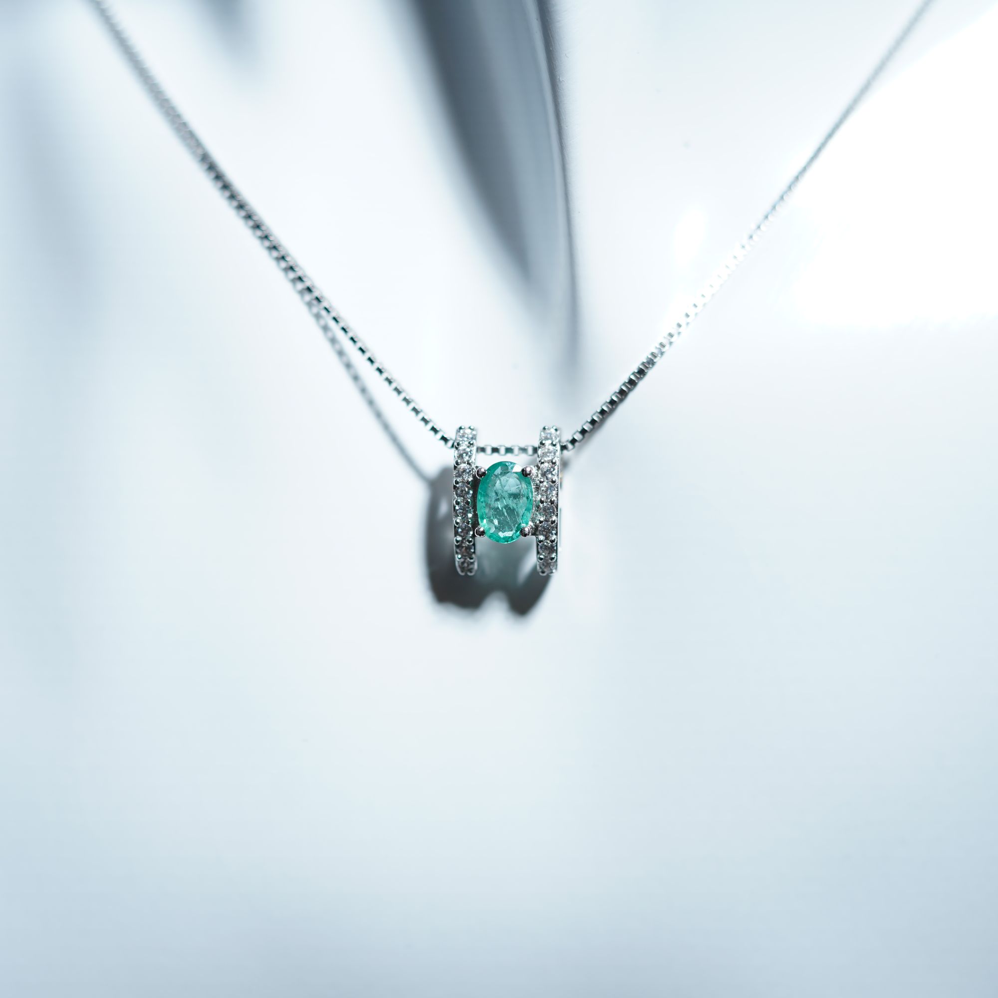 JSZMX0200-祖母绿项链（主石约：1CT）