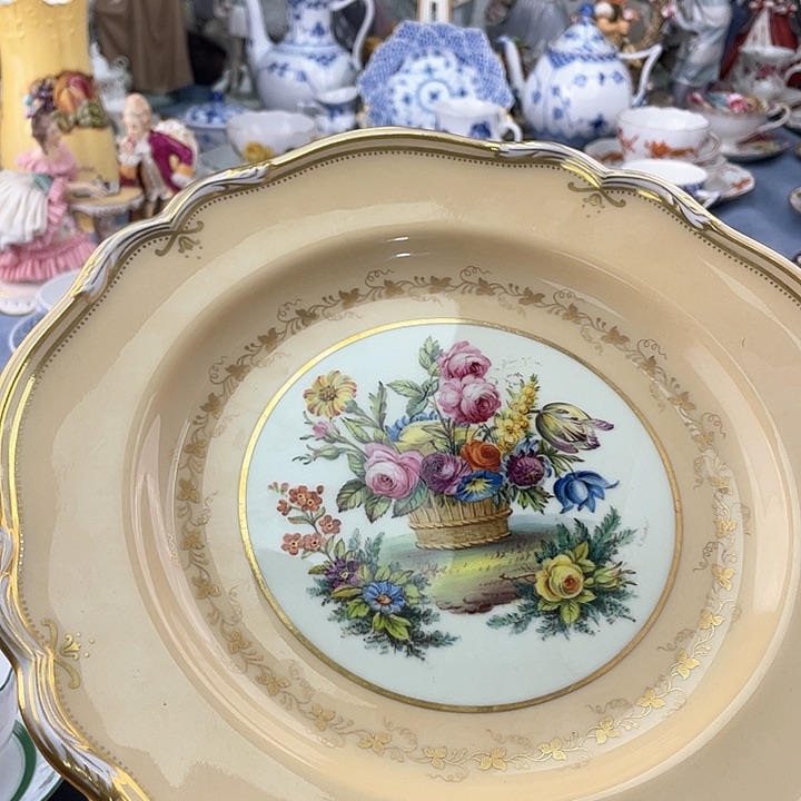 海外瓷器中古欧瓷小房子