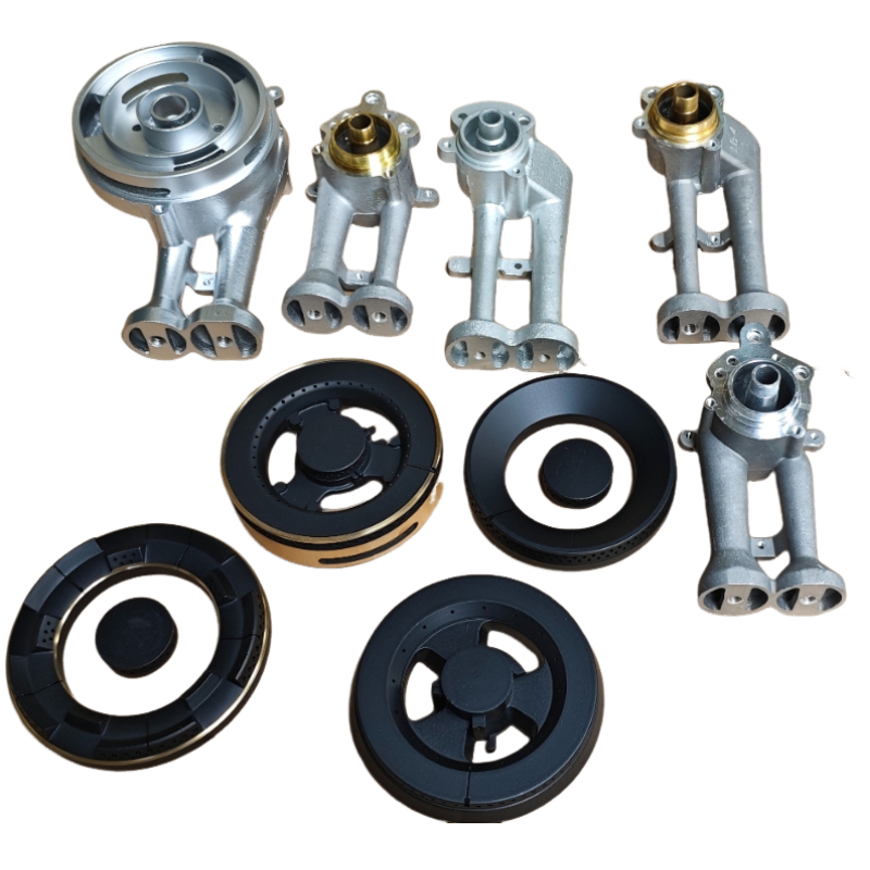 燃气灶分火打火铝合金铜燃气灶炉头天然气灶头集成灶炉头火盖