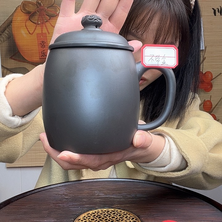 紫砂茶杯原矿紫砂杯