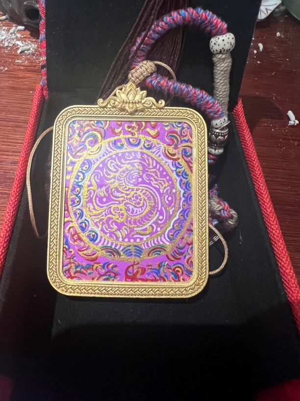 非金属亚克力吊坠 联系客服，不要单拍！觉明二爷私人订制随身唐卡