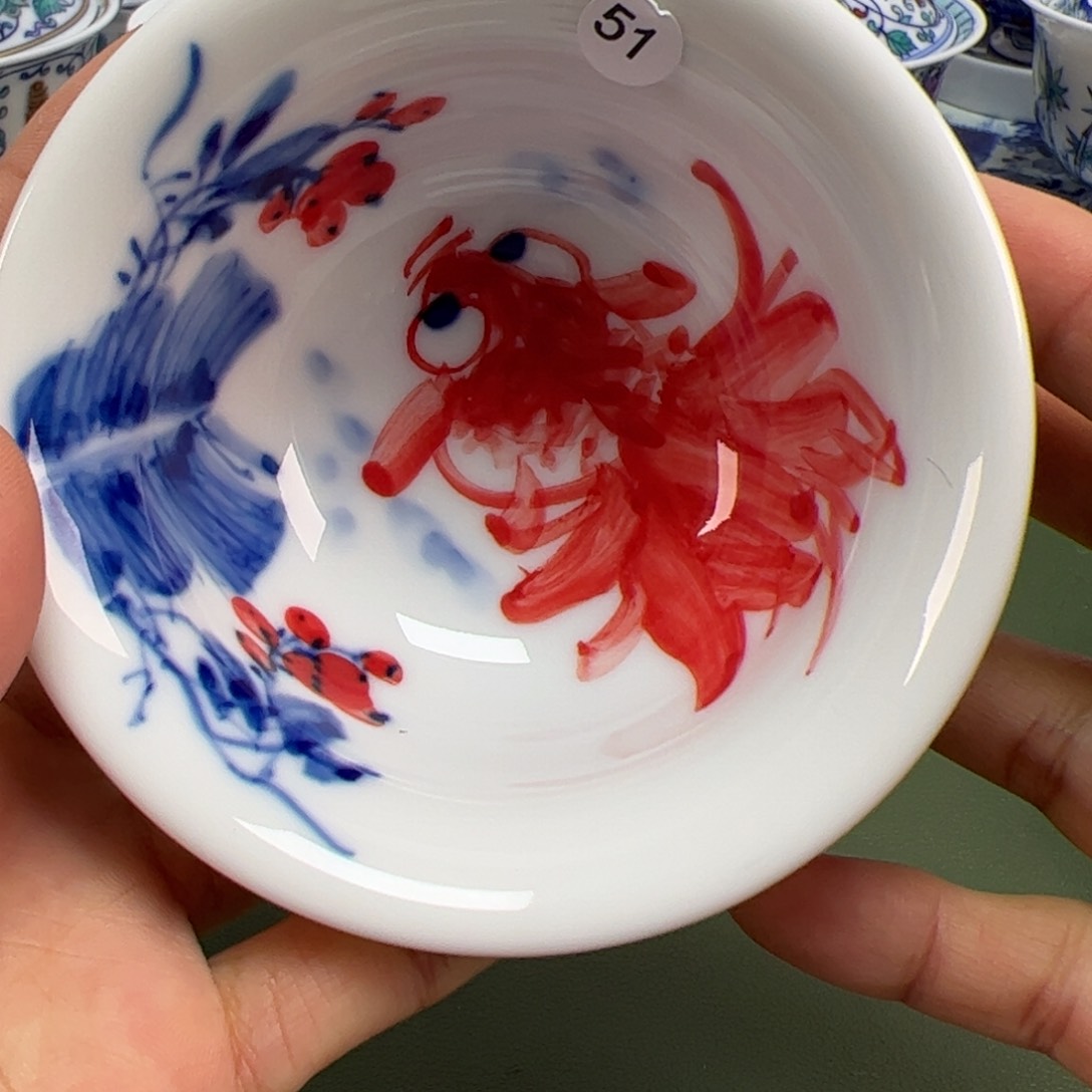 杯景德镇纯手绘茶具51