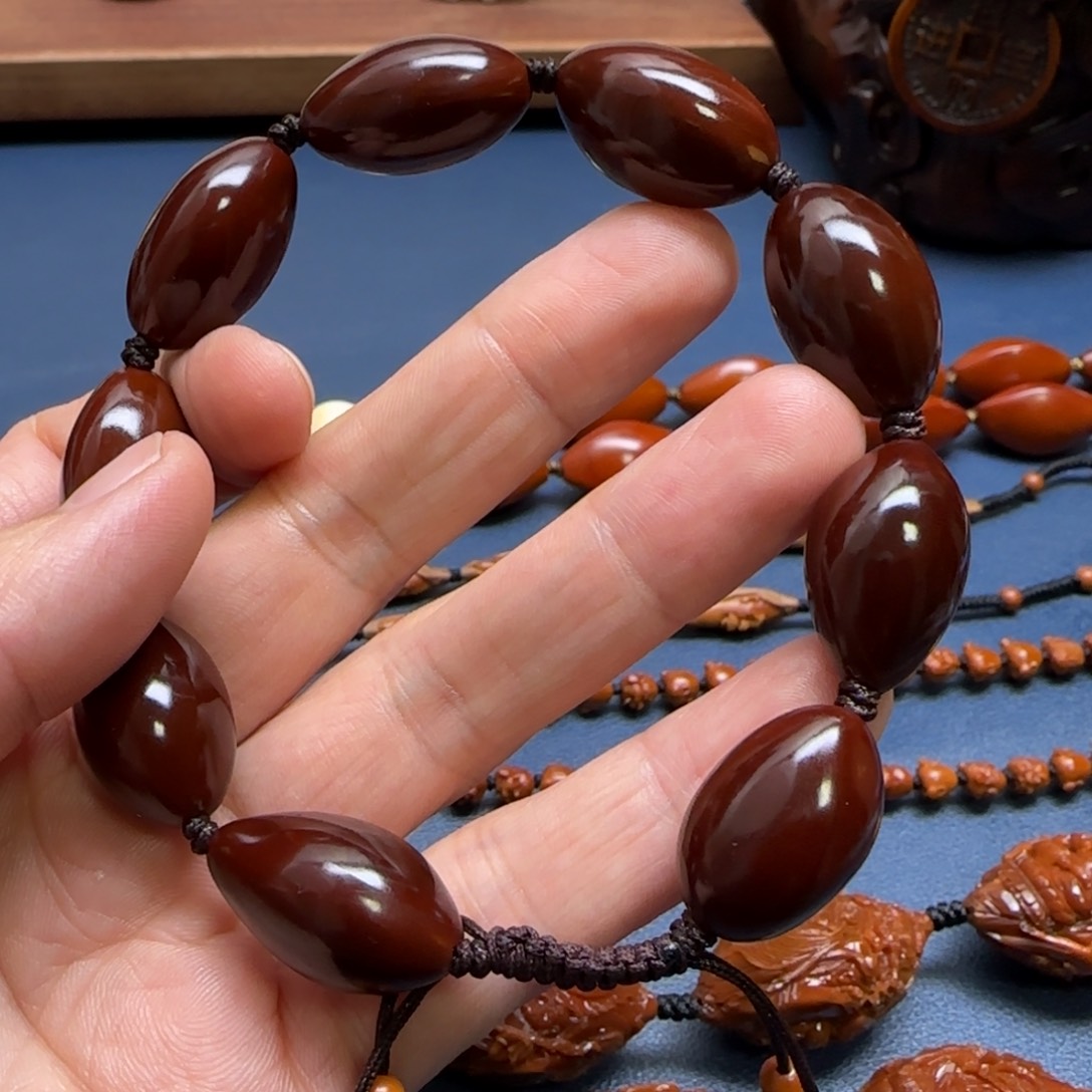 橄榄核手串/手链安*伟素核手串