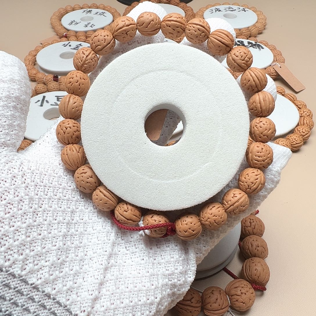 桃核手串1.0皮质硬