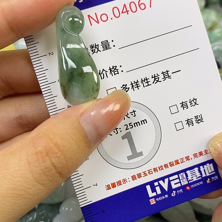 翡翠未镶嵌颈饰翡翠