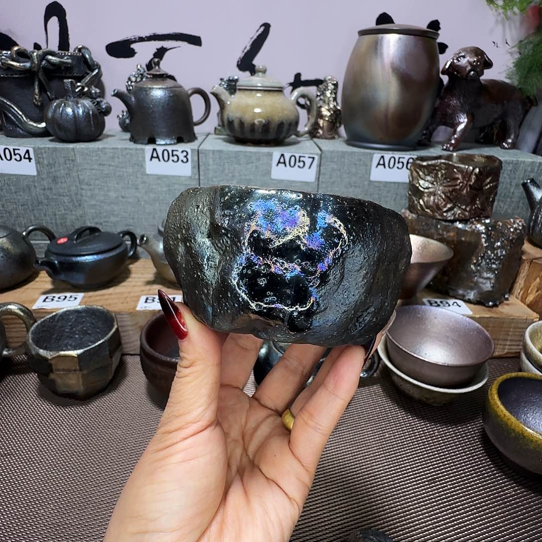 杯建水紫陶柴烧杯