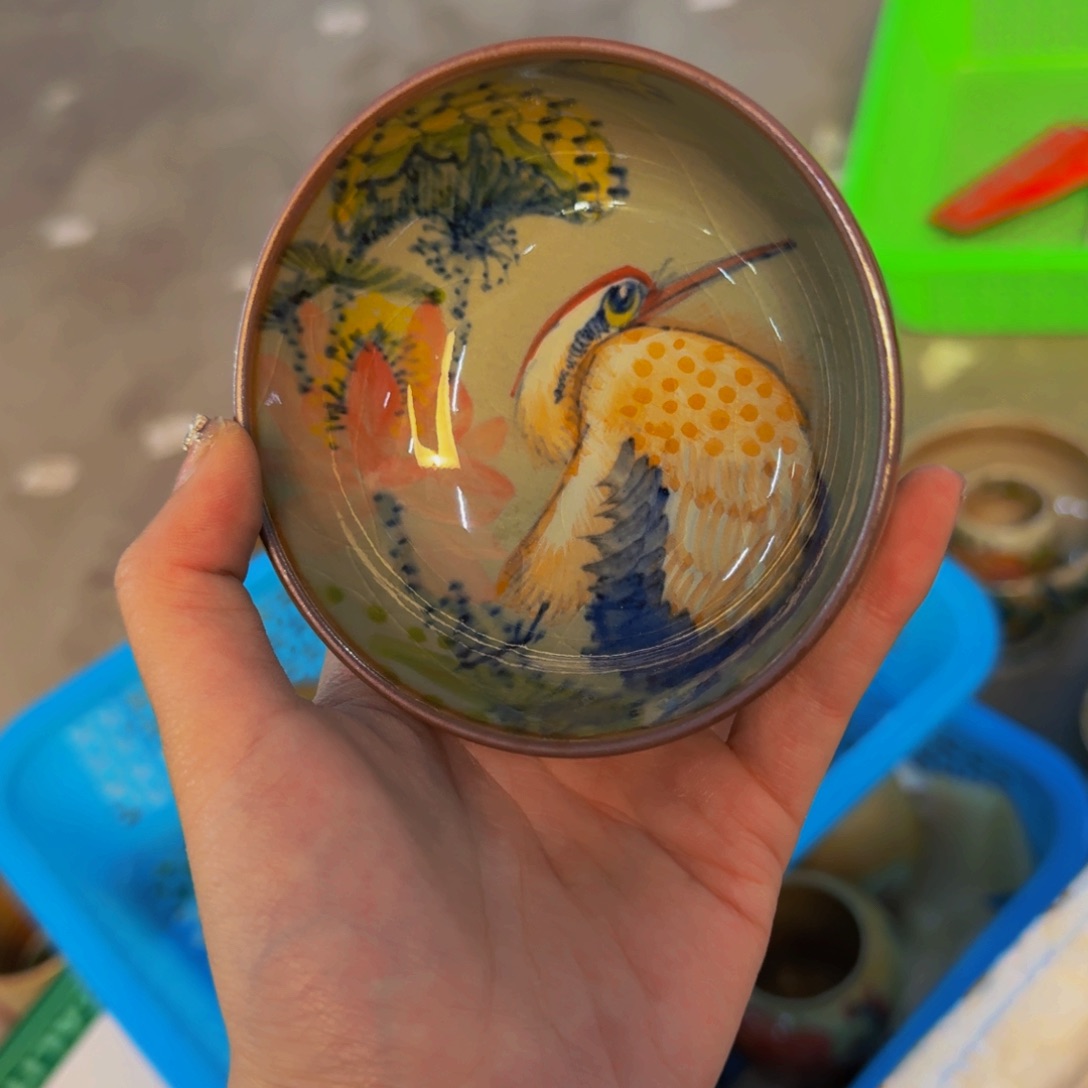 瓷片景德镇陶瓷手工手绘