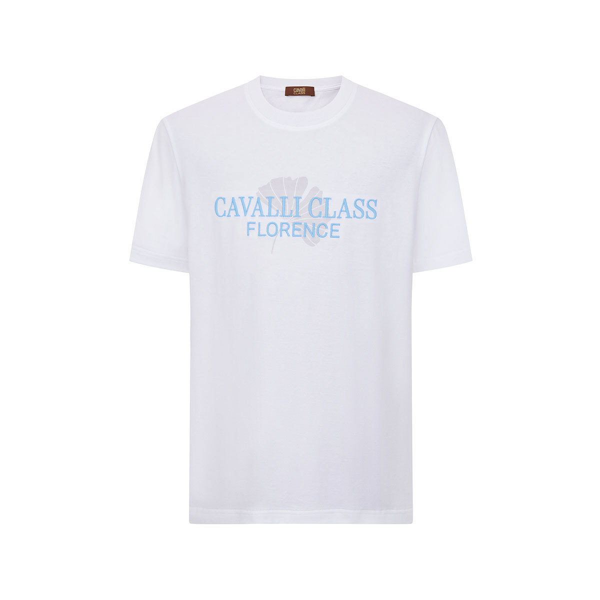 Cavalli Class25夏空调短袖枫叶清新圆领T恤 RWC399