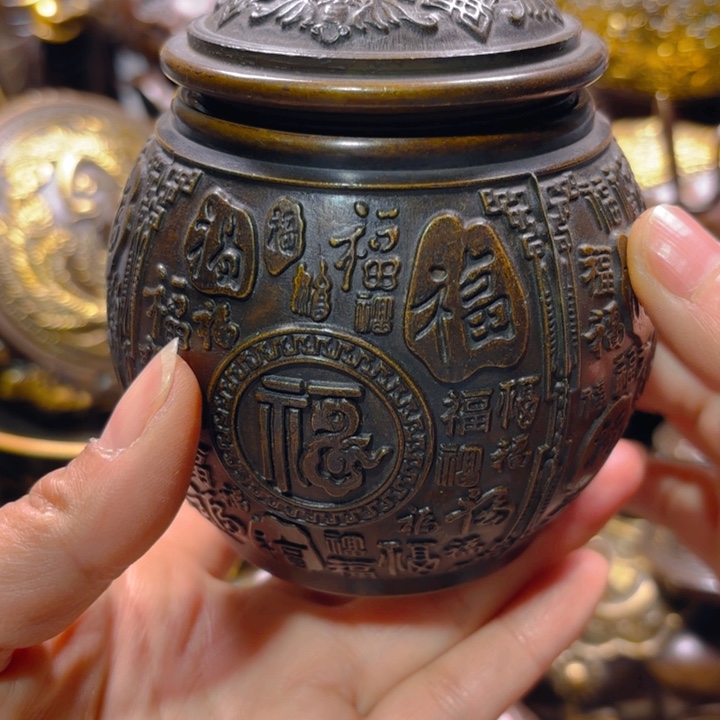 铜器摆件收收藏藏