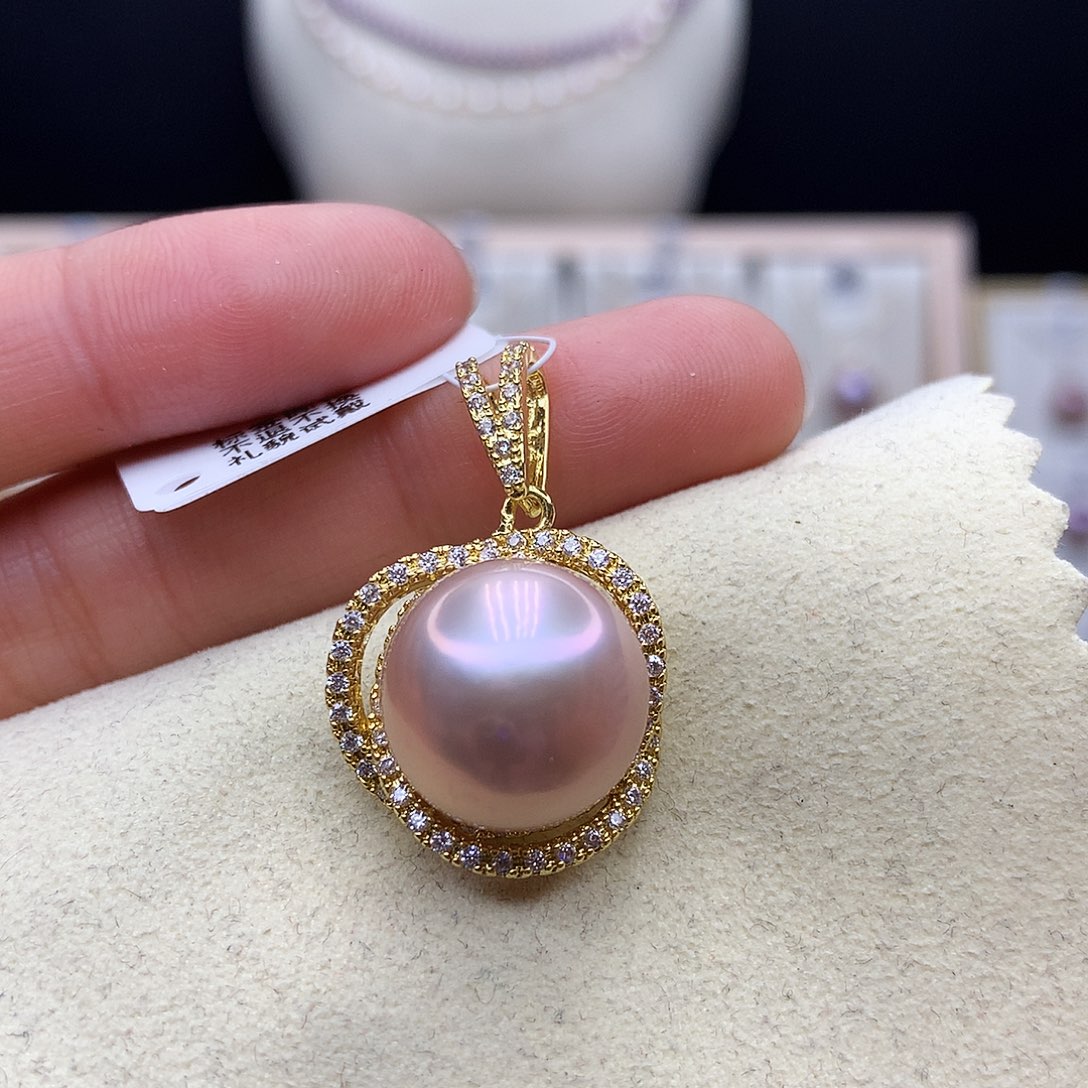 颈饰合金淡水珍珠