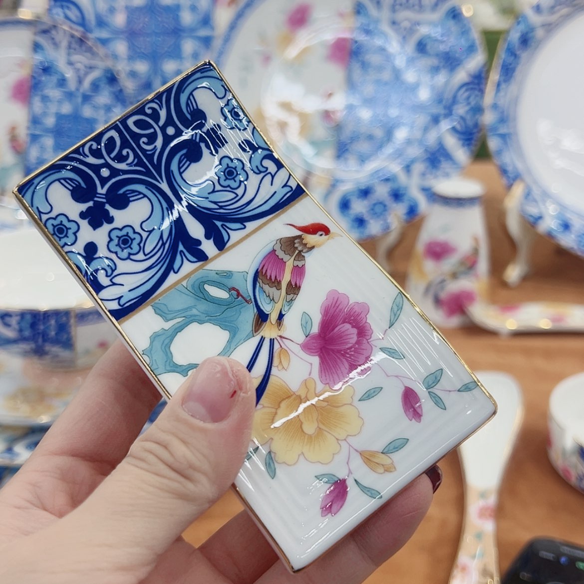 【闪购商品】骨瓷牙签盒