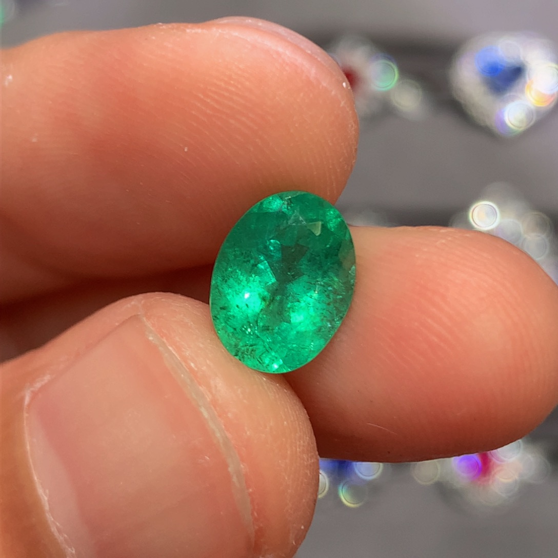 祖母绿裸石未镶嵌1.71ct赞比亚