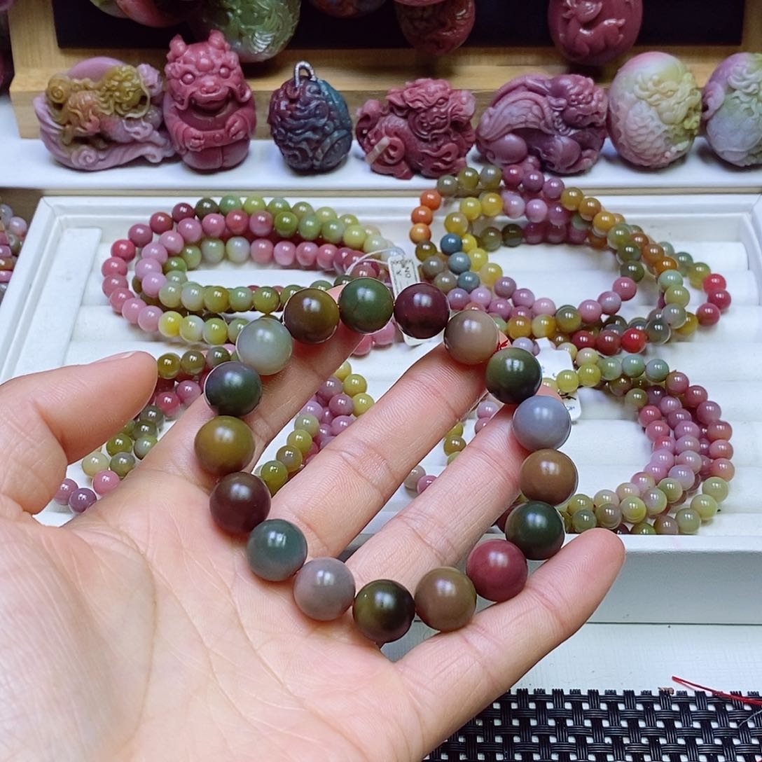 玛瑙/玉髓盐源玛瑙手串未镶嵌