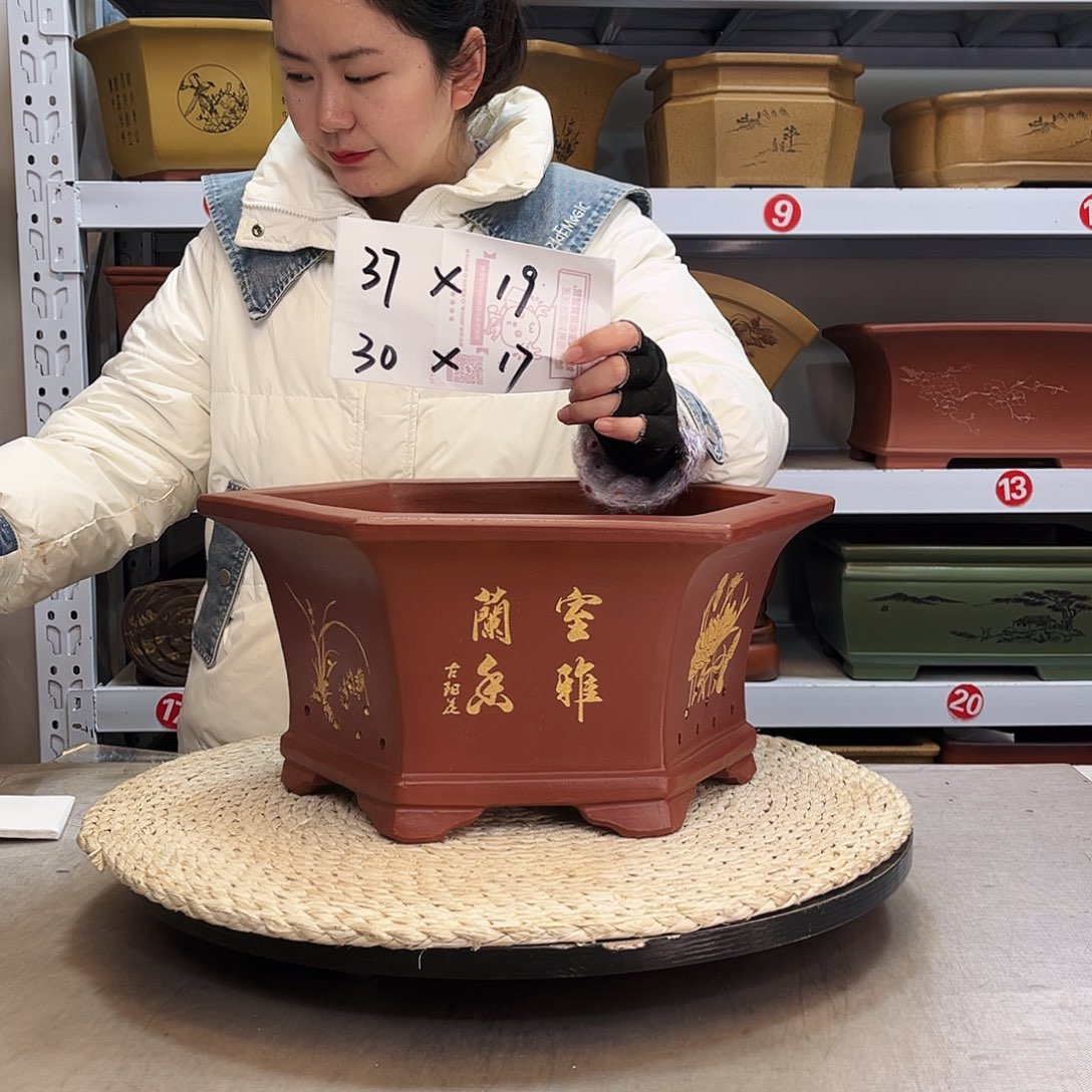 紫砂花盆紫砂花盆