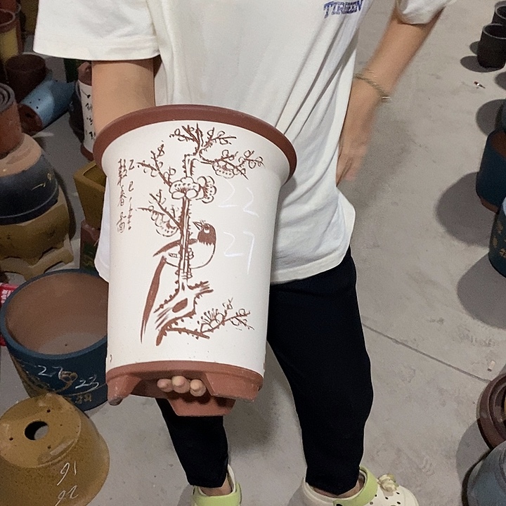 紫砂花盆紫砂花盆