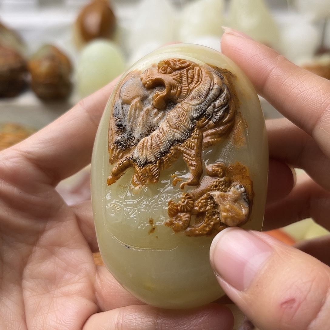 石材古青石不退换虎微瑕