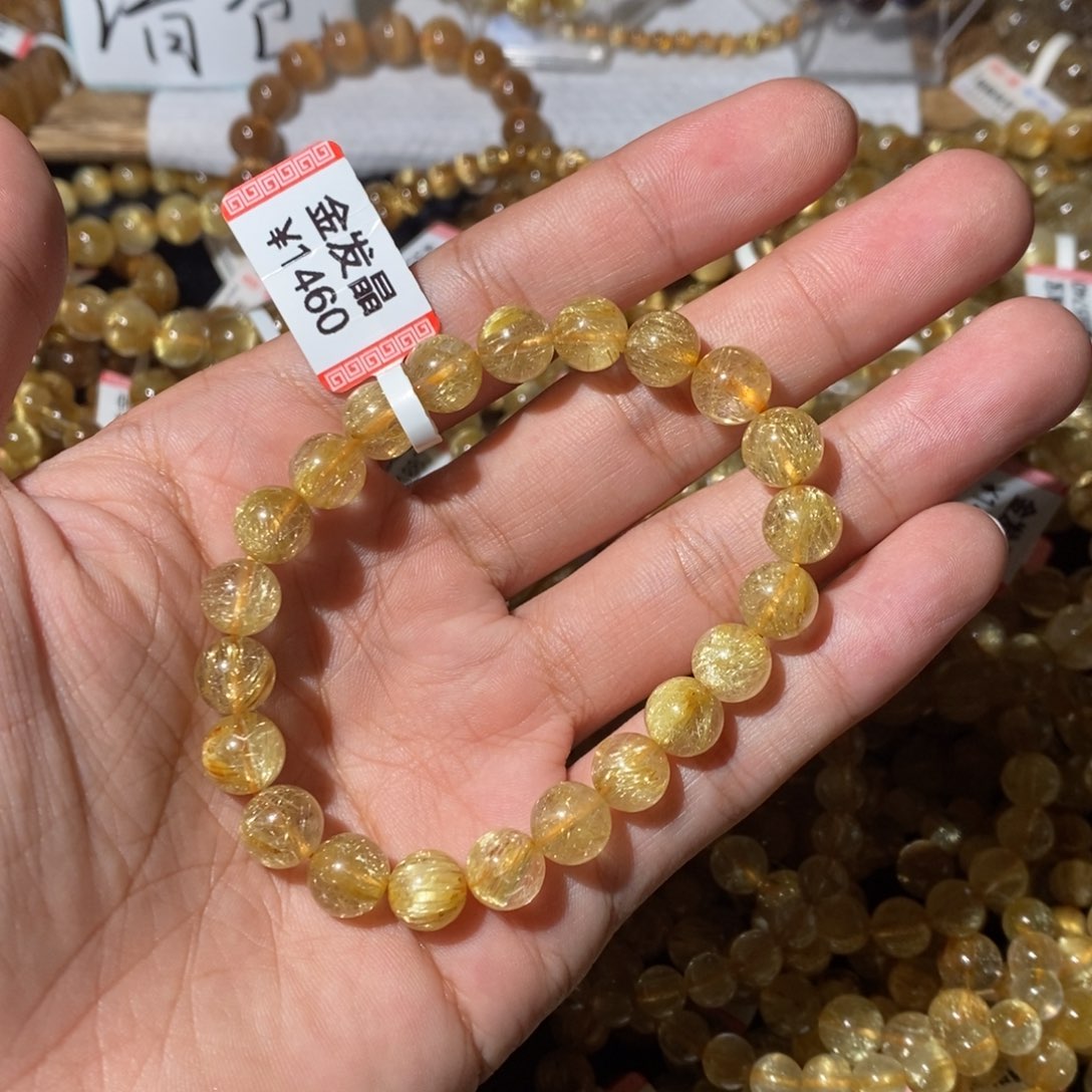 水晶未镶嵌手链8.9咪烟花发