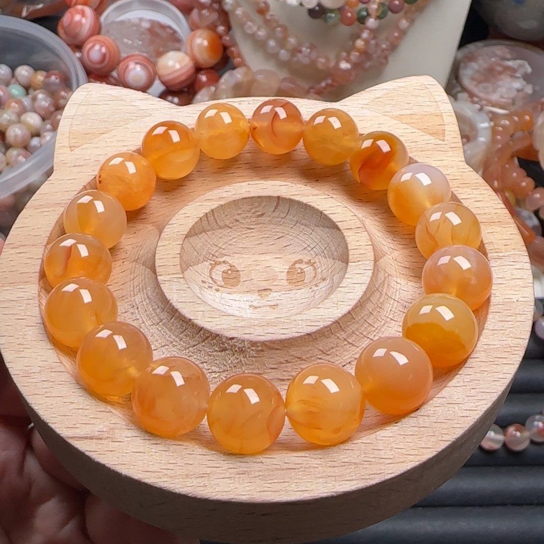 未镶嵌玛瑙/玉髓珠宝半成品