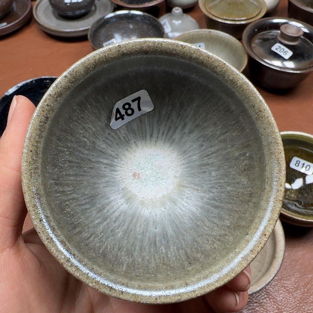 茶盏龙窑柴烧原矿原釉487