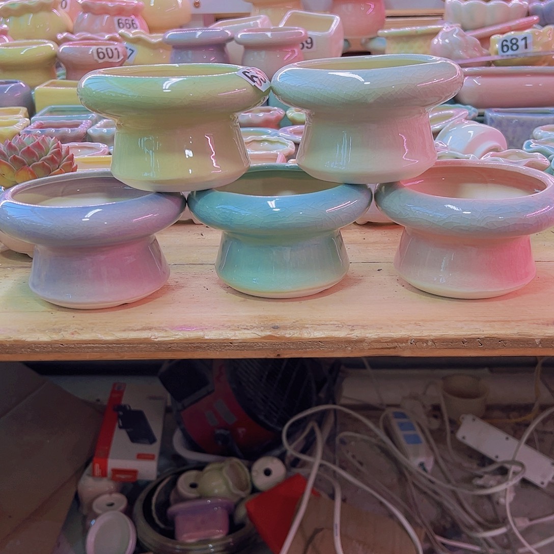 陶瓷花盆当场凑满12包邮