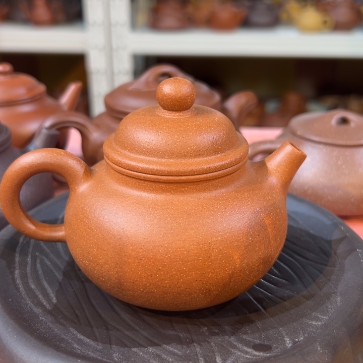 茶壶紫砂五彩容天200cc