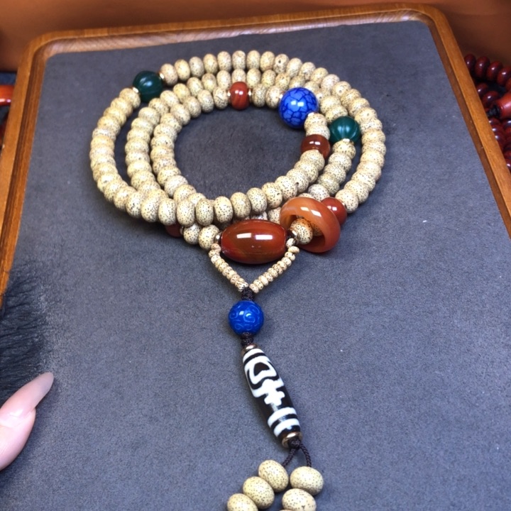 星月菩提吊坠紫**薇星月