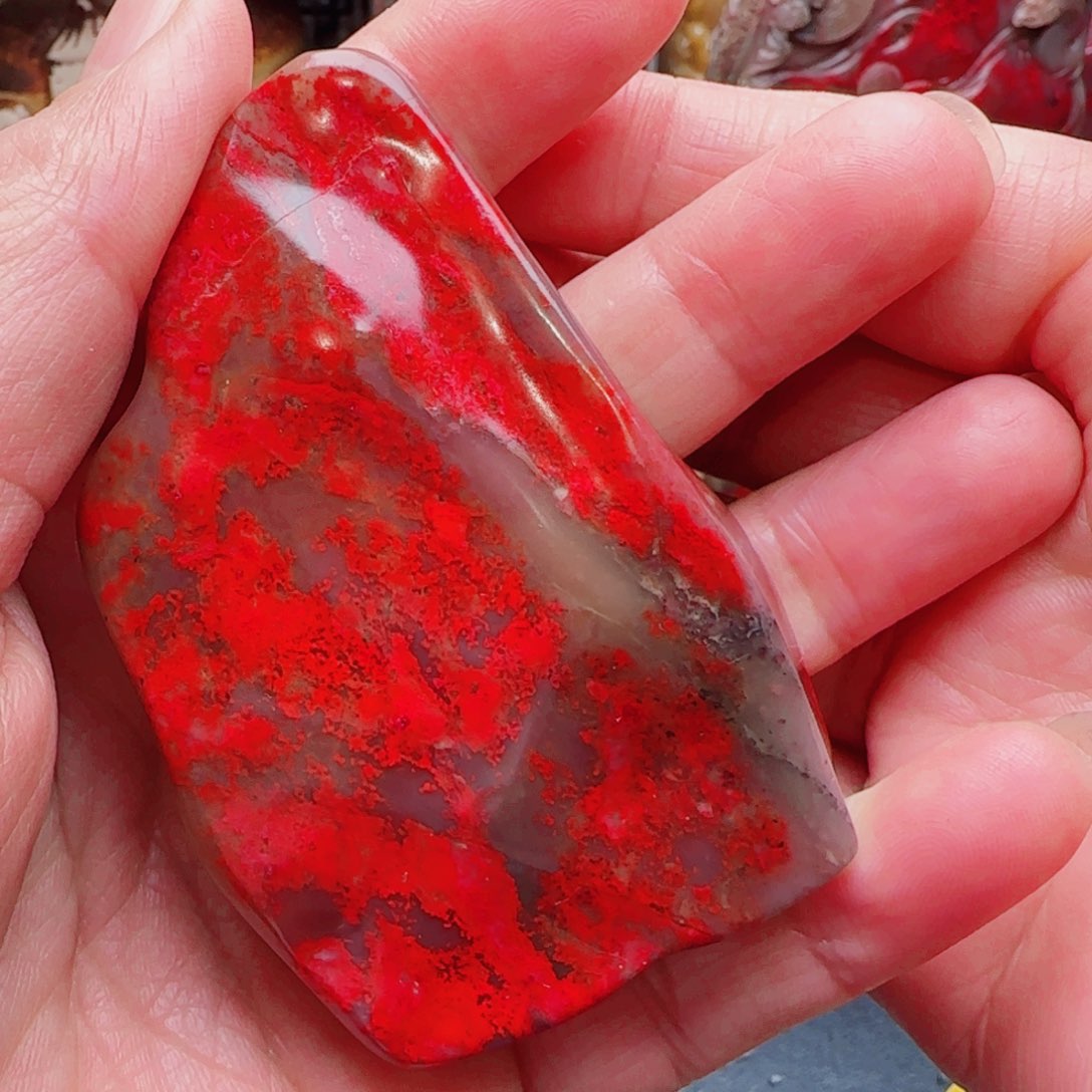 昌化鸡血石无**虑昌化鸡血石