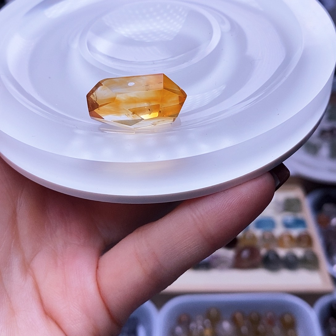 水晶天然水晶定制打孔不退不换未镶嵌