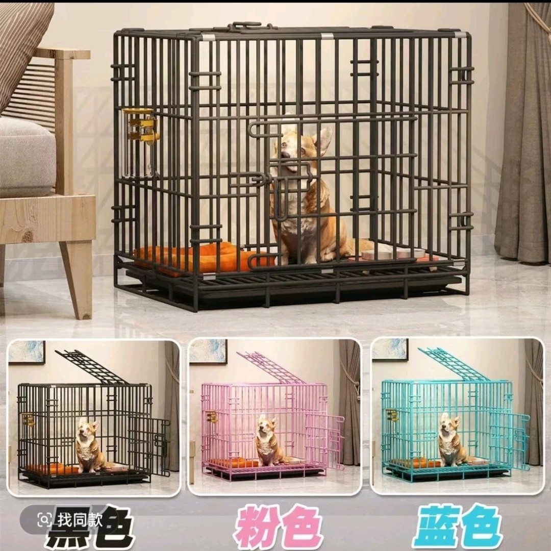 可折叠家用室内带厕所中型犬小型犬狗笼子