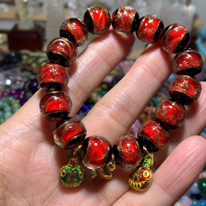 琉璃非金属13mm手串