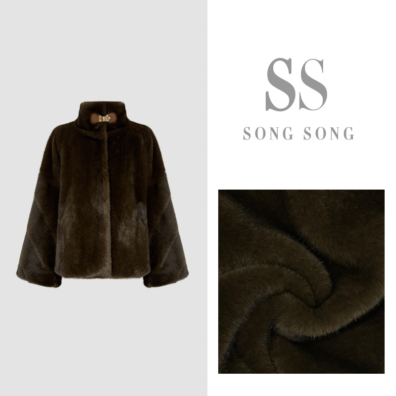 SONG-原创【温暖包裹】冬季设计师款加厚高级感奢华贵气毛绒外套