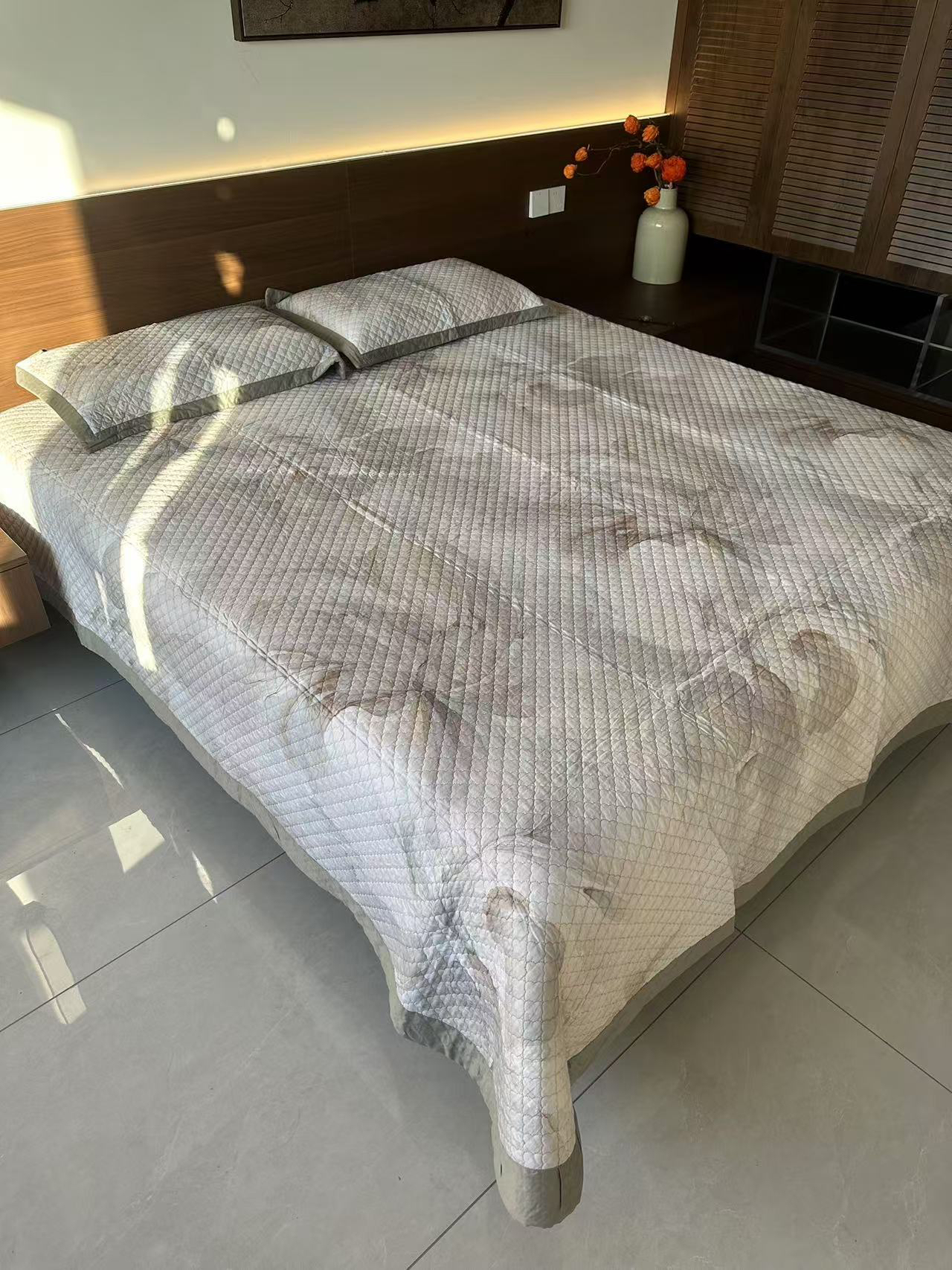 幕古(Mugu) 80S超细旦双面多用床盖三件套250*250～F506