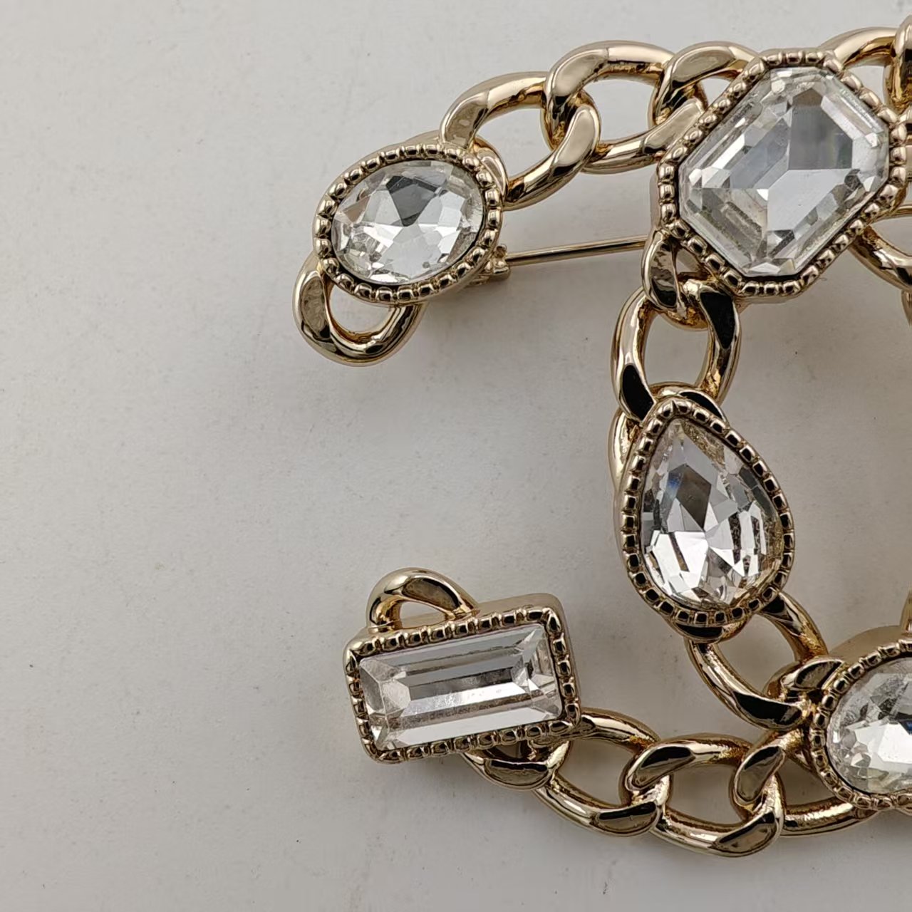 铜合金胸针  VTGViVi饰品/中古饰品/时尚复古百搭/E751/中古胸针