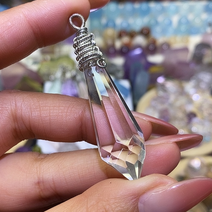 耳饰银S925镶嵌紫晶