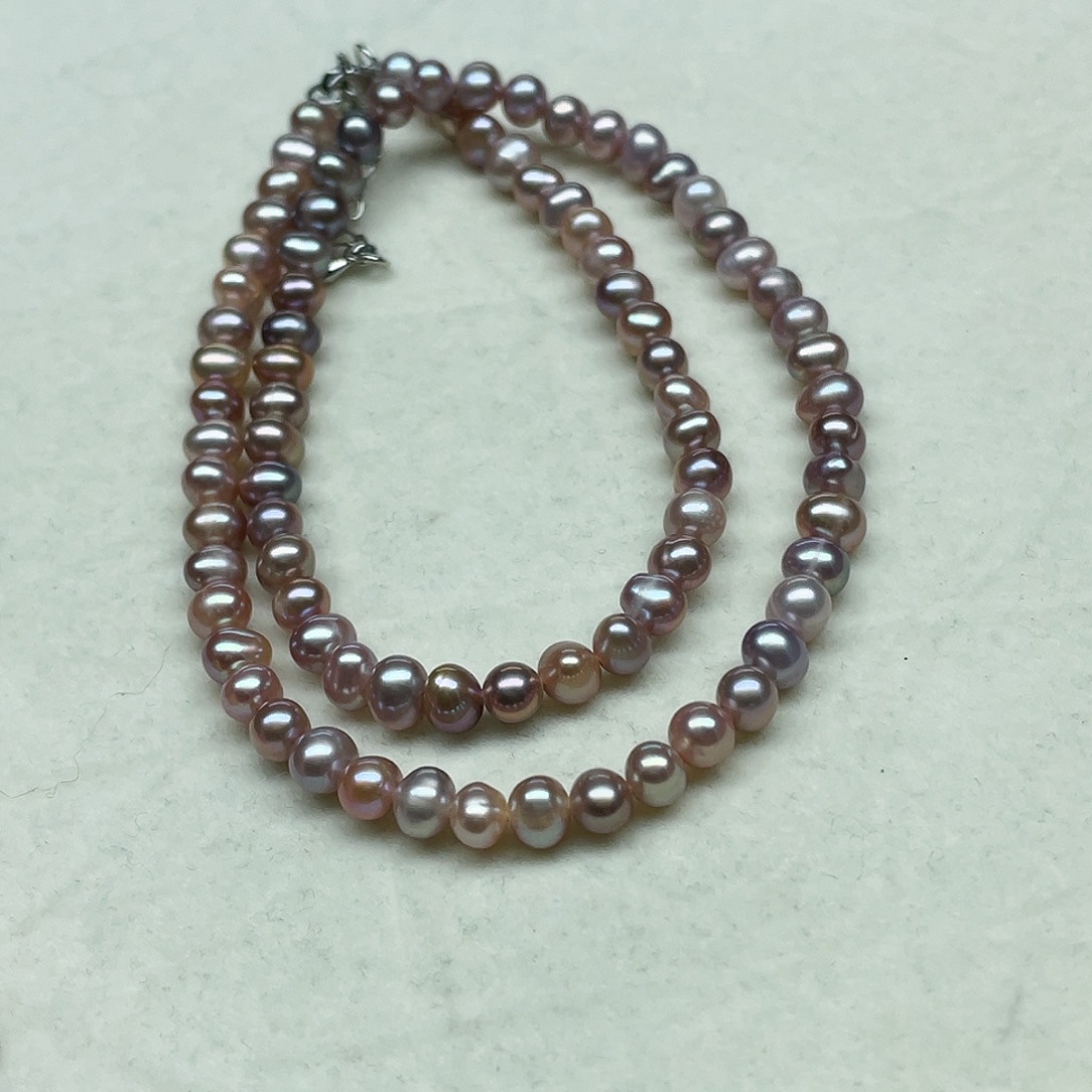 未镶嵌颈饰淡水珍珠