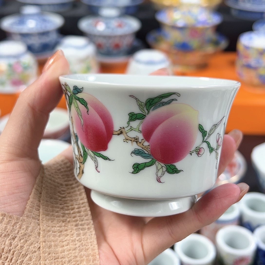 盖碗景德镇陶瓷陶瓷