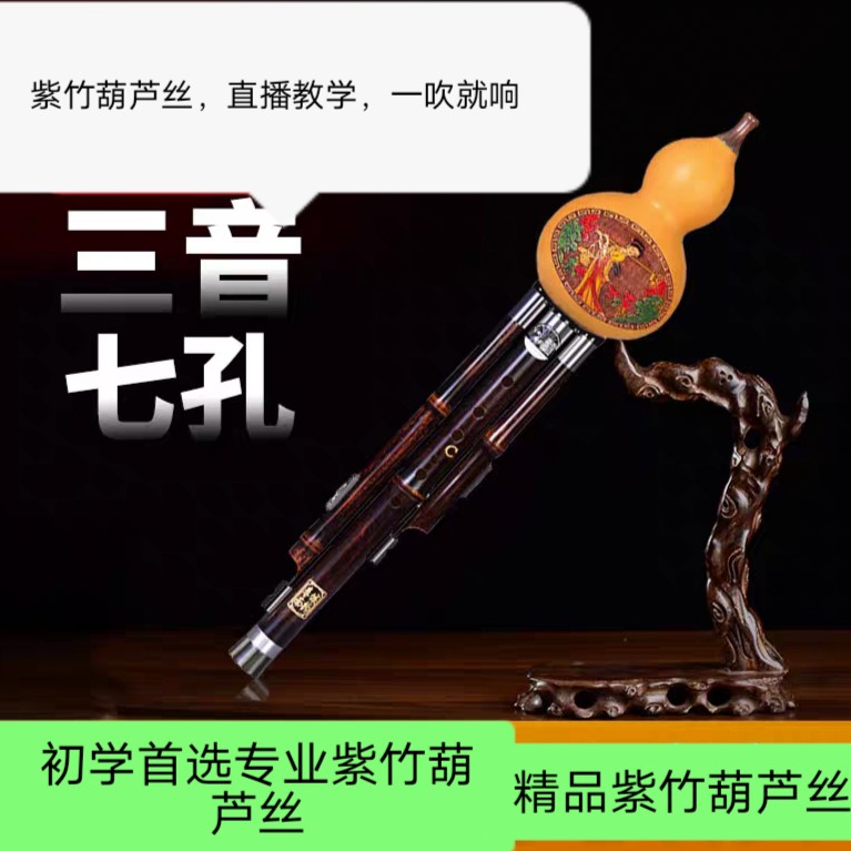 C调紫竹葫芦丝乐器专业演奏学生成人初学适用